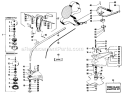 Page B Diagram and Parts List for XR-80  Weed Eater Trimmer